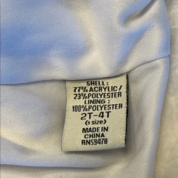 Adorable Toddler  White Fleece Bunny Costume, size 2T-4T - Picture 7 of 10